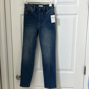 Good American pull on straight jeans S